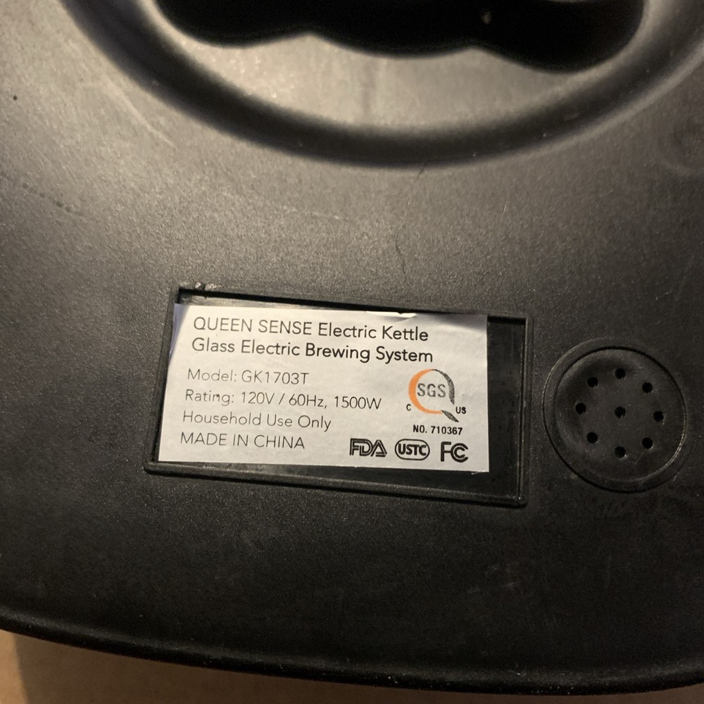 Queen Sense electric kettle GK1703T Base (Pre-owned Condition)