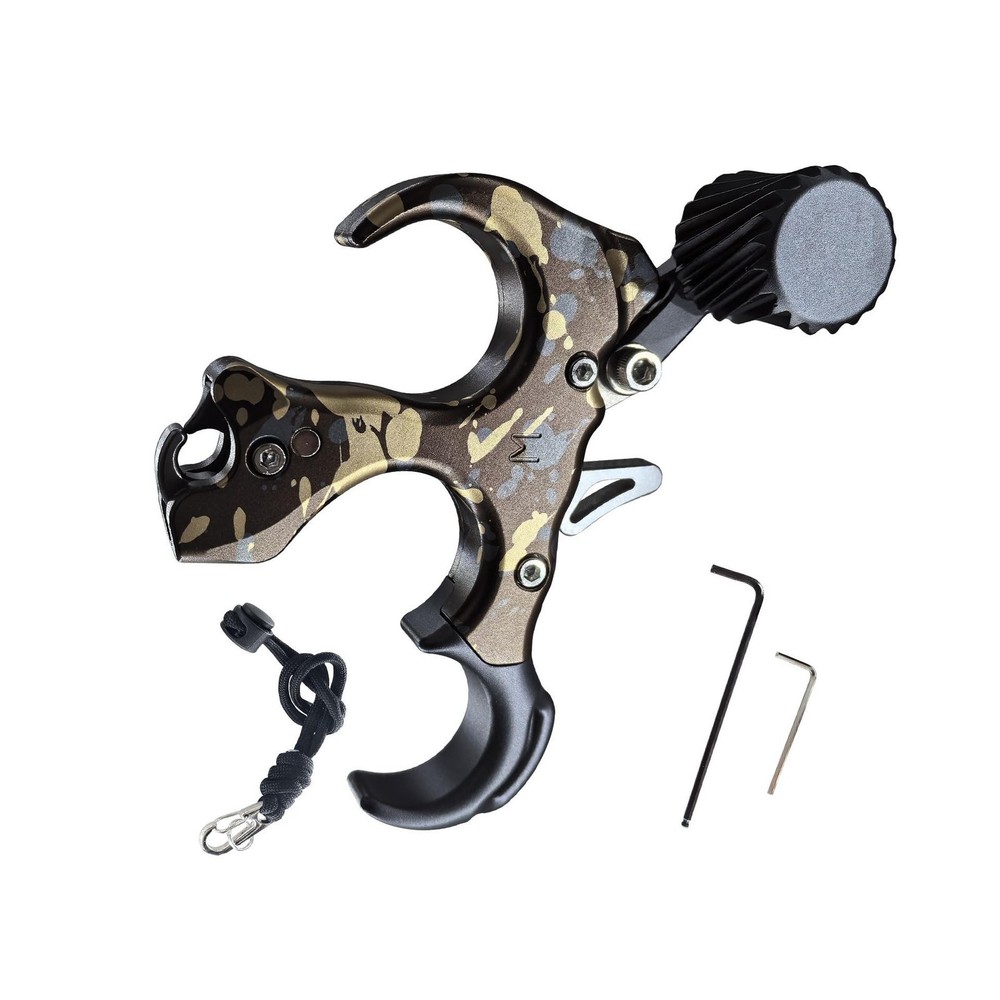 Compound Bow Release Aid Wrist Strap Adjustable Thumb Release Left Right