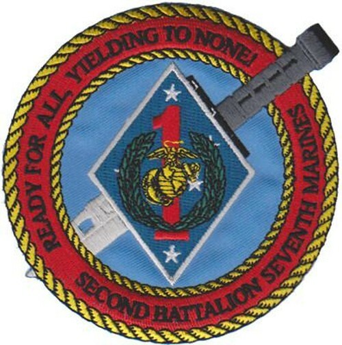 2nd Bn 7th Marines Patch