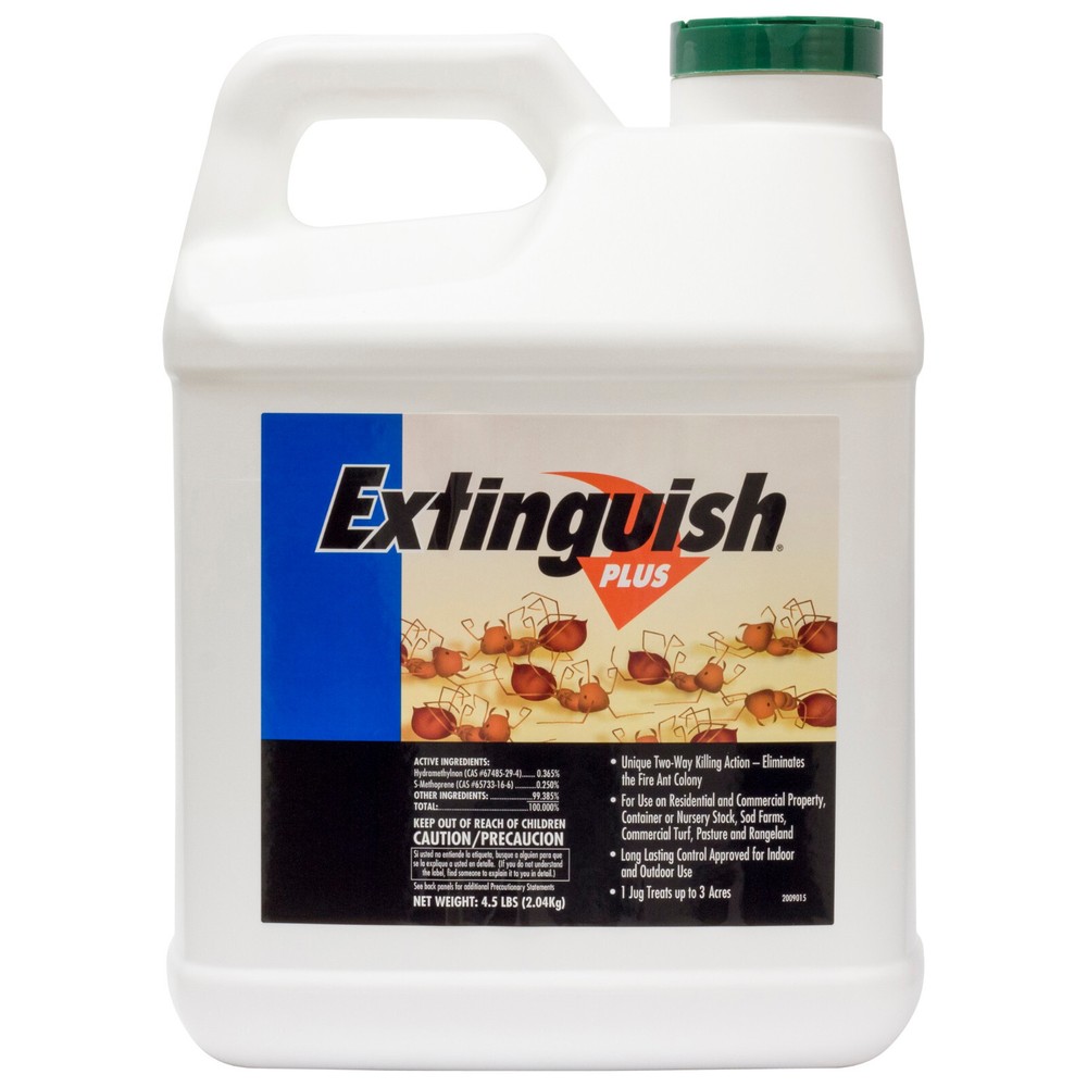 Extinguish Plus Fire Ant Baiting Granules (4.5 lb) Controls Eliminates Fire Ants