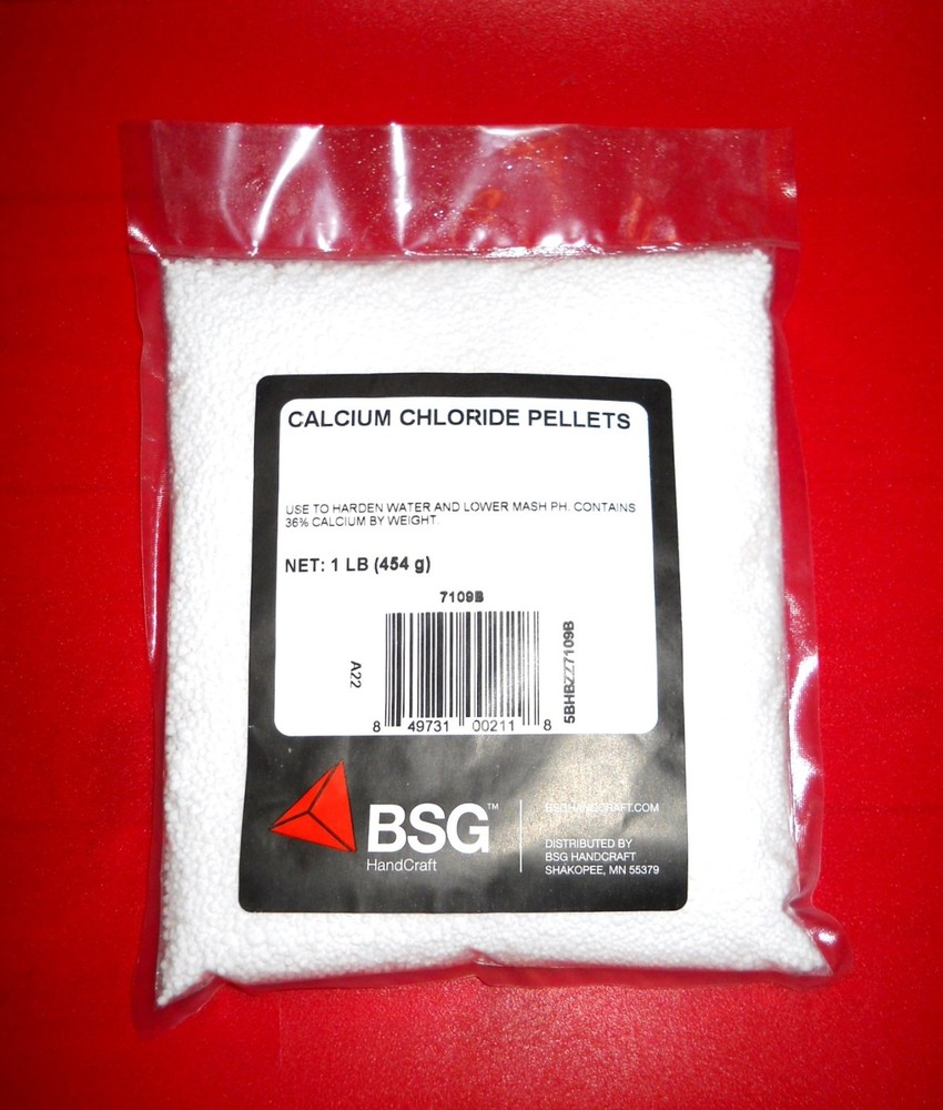CALCIUM CHLORIDE1 LB FOOD GRADE FACTORY PACK FOR BEER CHEESE CANNING PICKLES