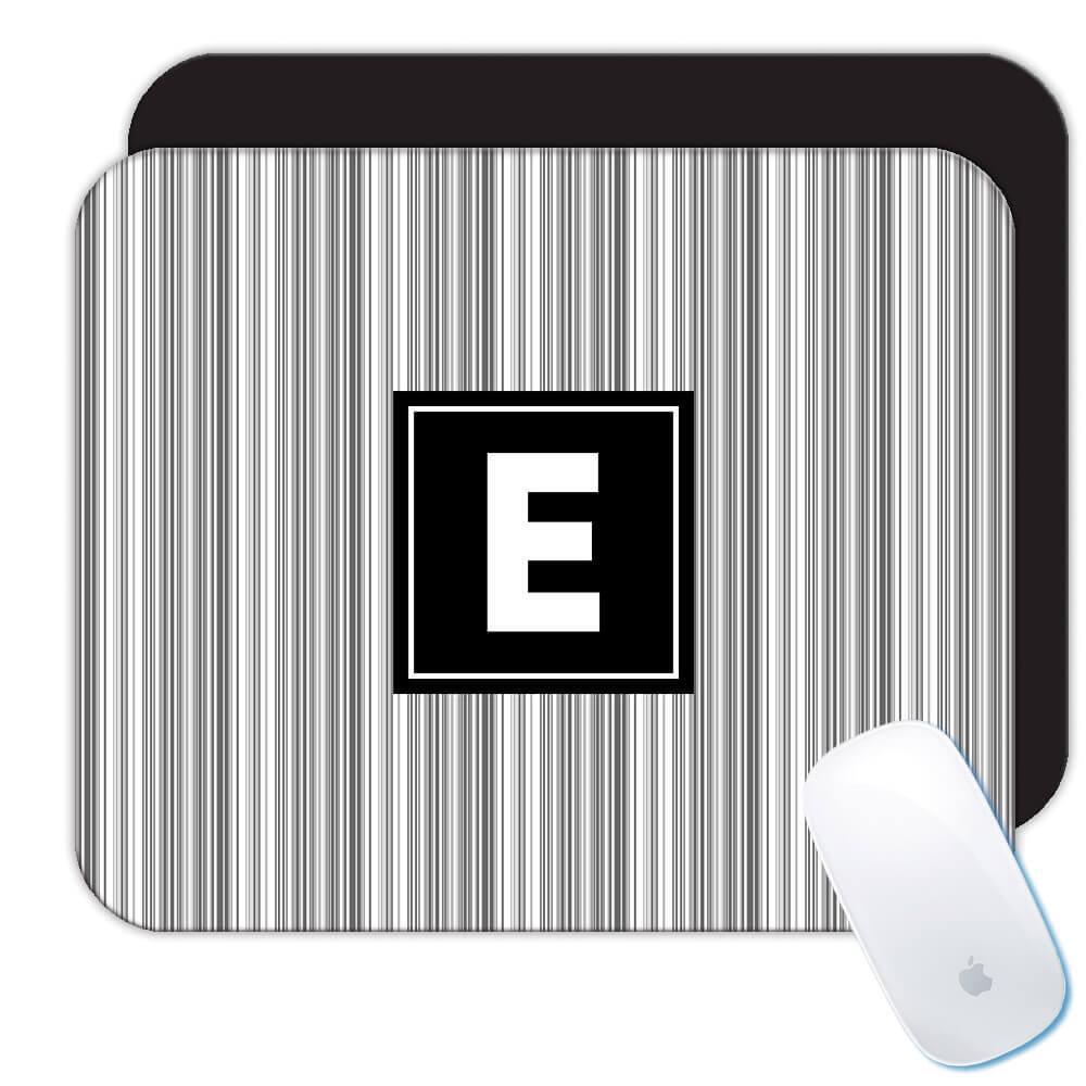 Gift Mousepad : Stripes Grey Modern Home Decor Scandinavian