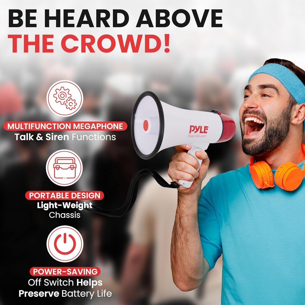 Portable Megaphone Bullhorn