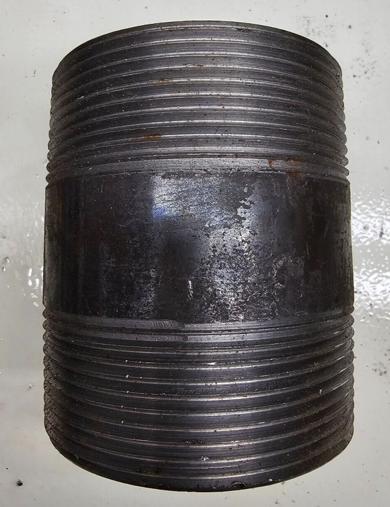 3" x 4" x MPT Nipple Black Steel