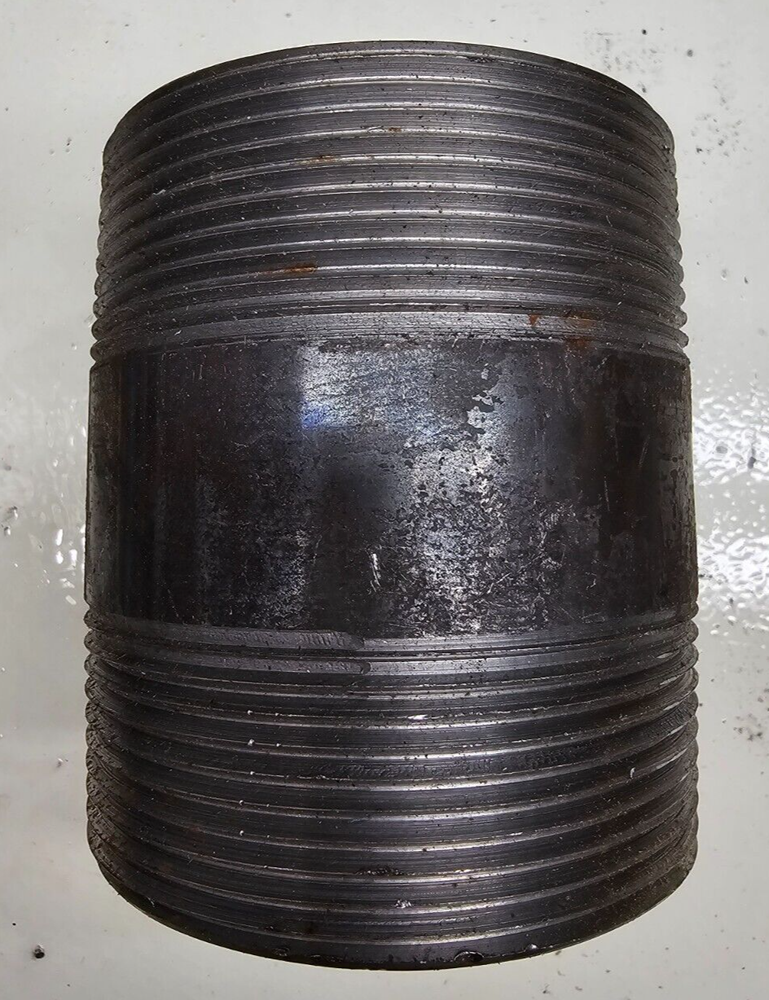 3" x 4" x MPT Nipple Black Steel