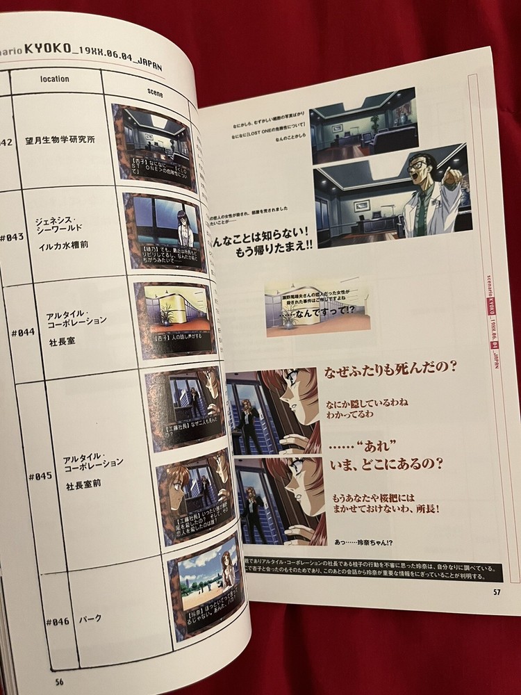 Eve The Lost One Guidebook, Japanese Version