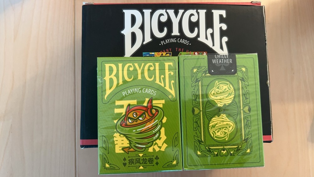 Bicycle Chilly Weather Tornado Edition (UV) playing cards
