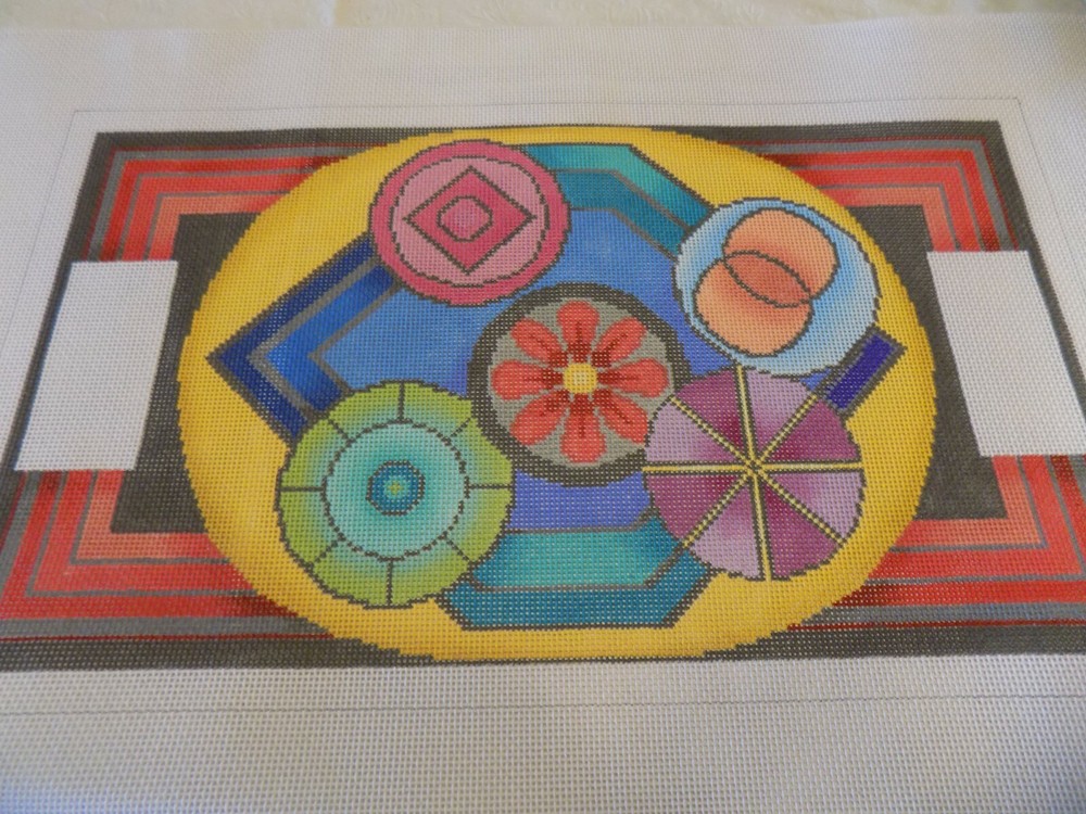 HAND PAINTED CLUCH PURSE BY TRUBY
