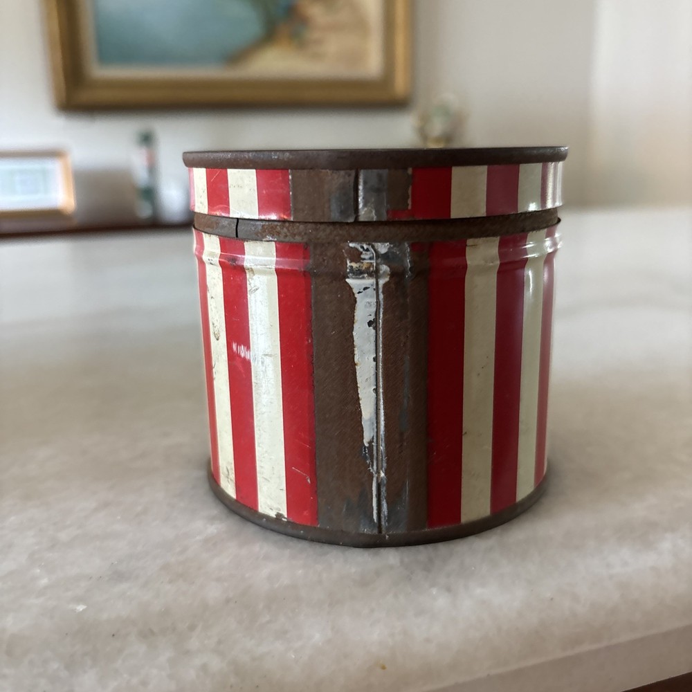 Rare Vintage 1946 Circus Peanuts Elephant Mixed Nuts Tin