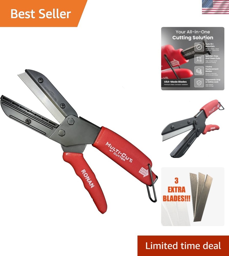 Multi-Cut Cutting Tool - Efficient, Versatile Cutter for Home and Garden Tasks