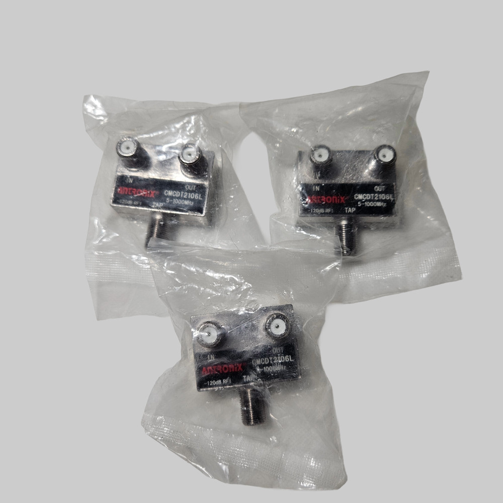 3 UNITS Antronix 6db High Performance Directional Tap Antenna Splitters Cable 📺