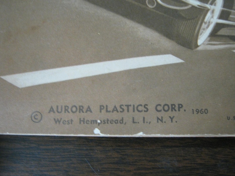 1960 Aurora Instruction-Layout Manual