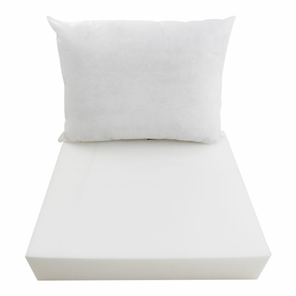 26" x 30" x 6" Large Deep Seat Cushion Pillow Insert Foam Back Polyester Fill