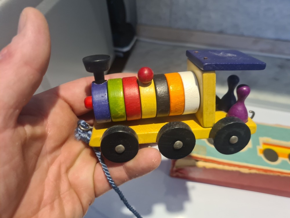 Tofa Wooden Train 1950s 100% Complete