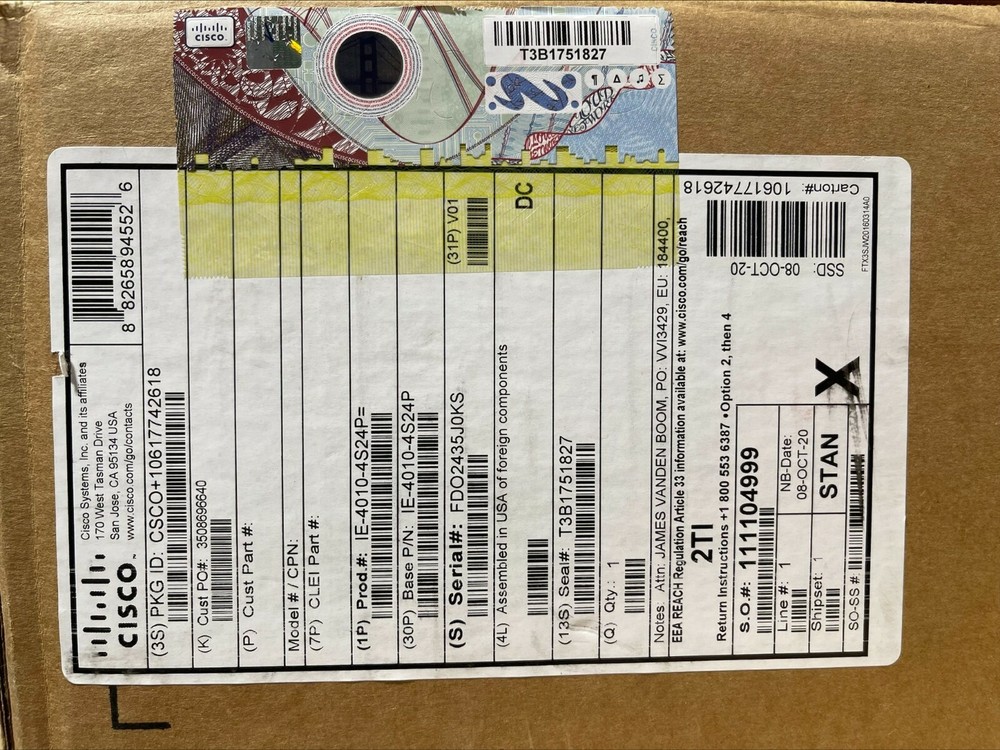 Cisco IE-4010-4S24P open box