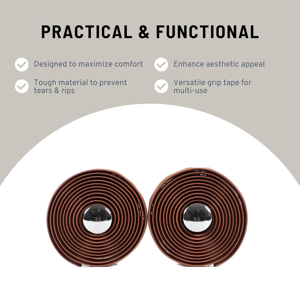 State Bicycle Bike Handlebar Grip Tape, Brown