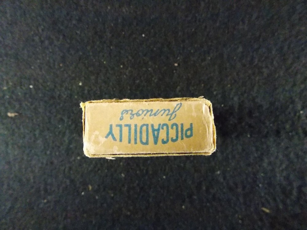 Vintage Piccadilly Juniors Empty Cigarette Packet Box