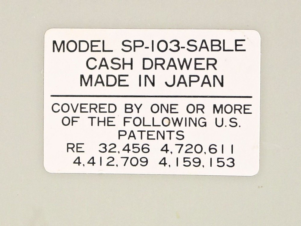Sable Technologies, Inc. Cash Drawer Printer Driven - AS IS SP-103