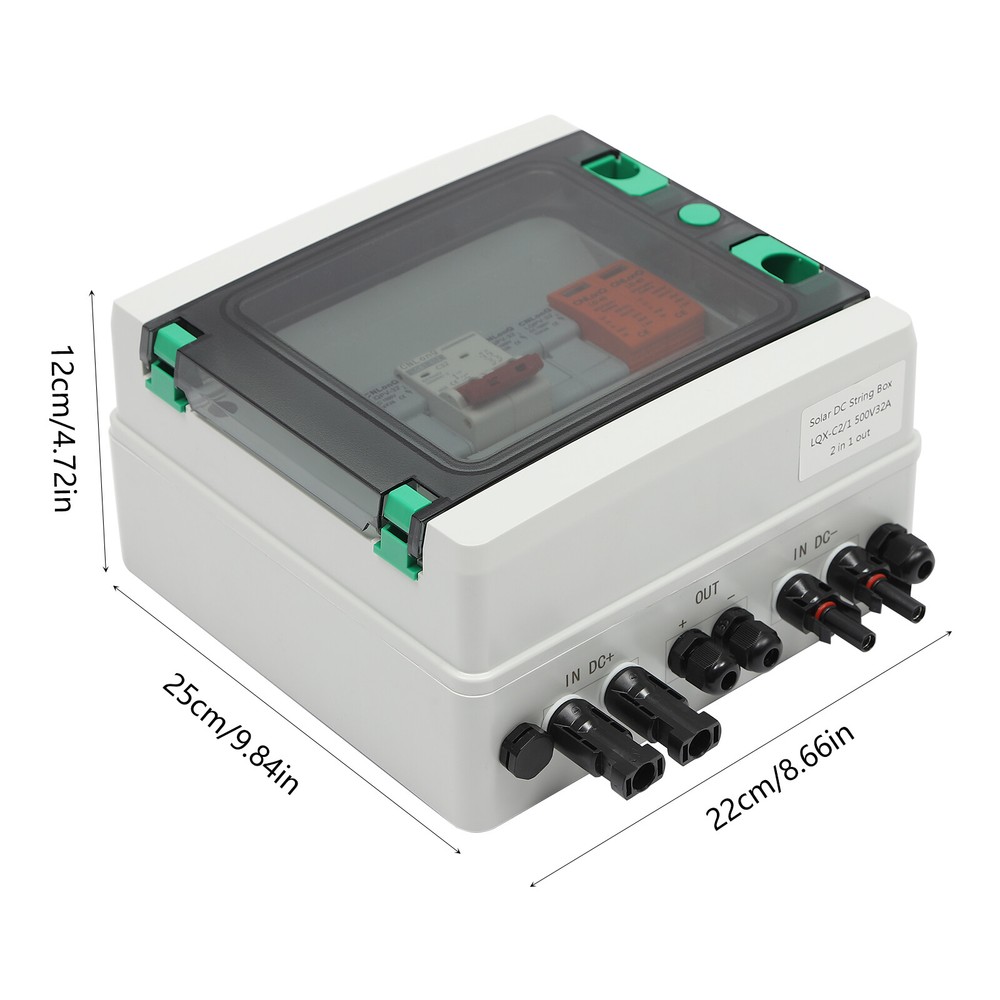 Solar DC String Box Solar Combiner Junction Box Circuit Breaker for Solar Panel