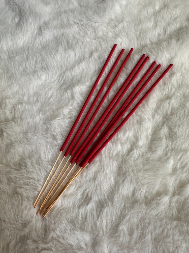 Incense with Crystal Incense Holder (Rose)