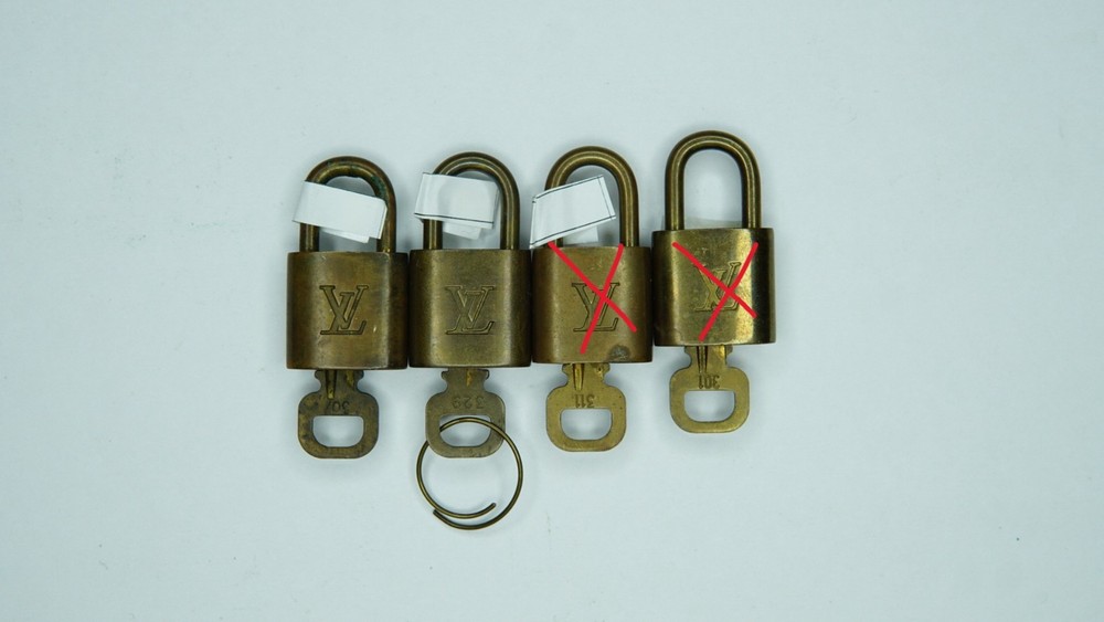Louis Vuitton Lock and Key Set Vintage
