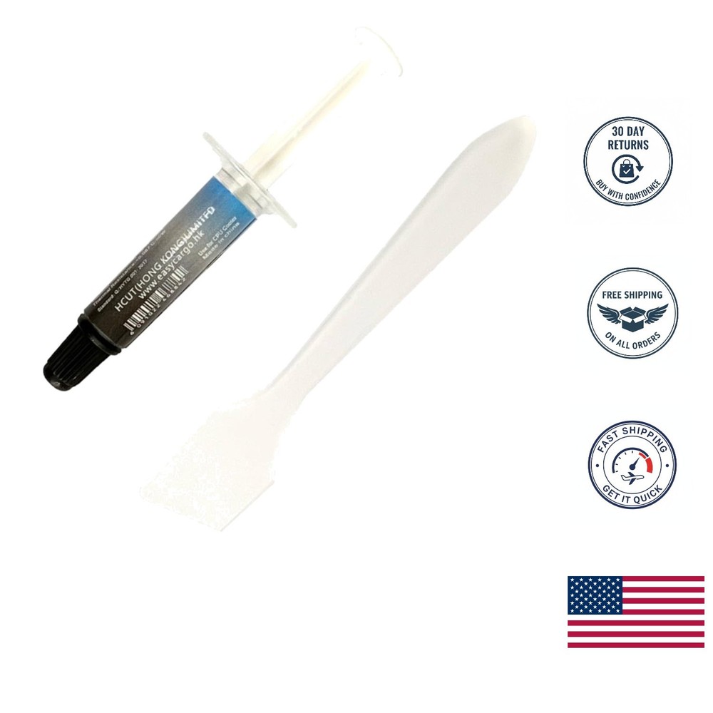 1g Silver Thermal Paste - High Performance CPU/GPU Grease for Optimal Cooling