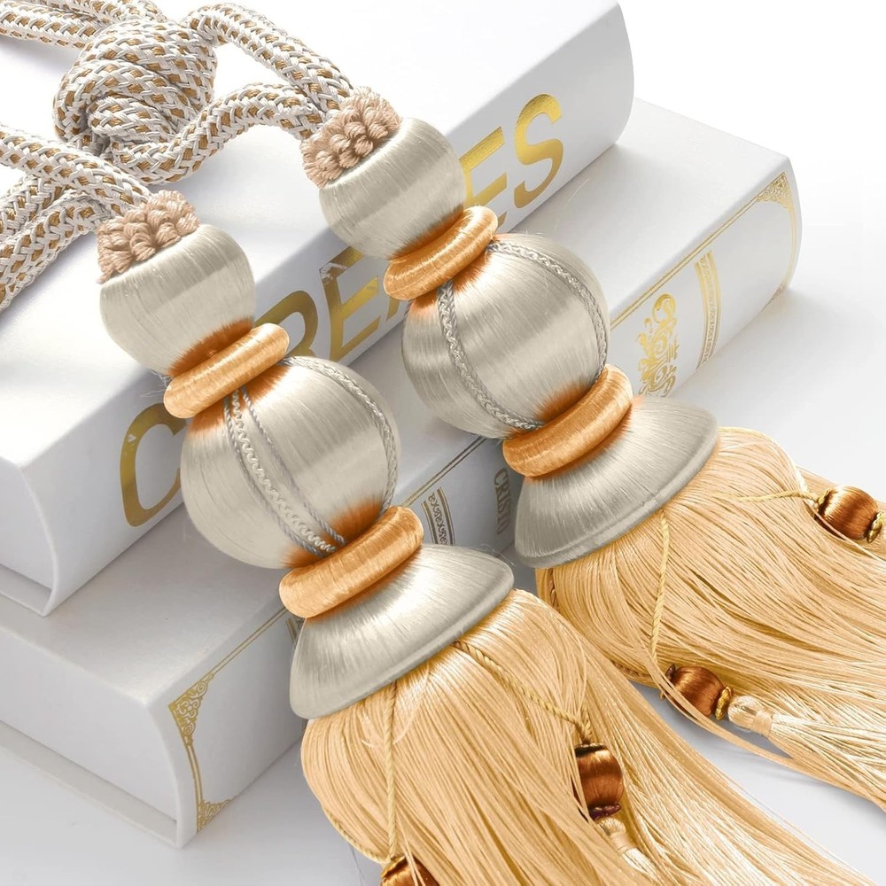 Handcrafted Tassel Curtain Tiebacks