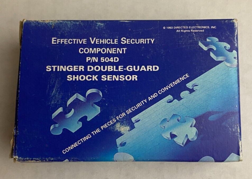 DEI EFFECTIVE VEHICLE SECURITY  P/N 504D STINGER DOUBLE GUARD SHOCK SENSOR