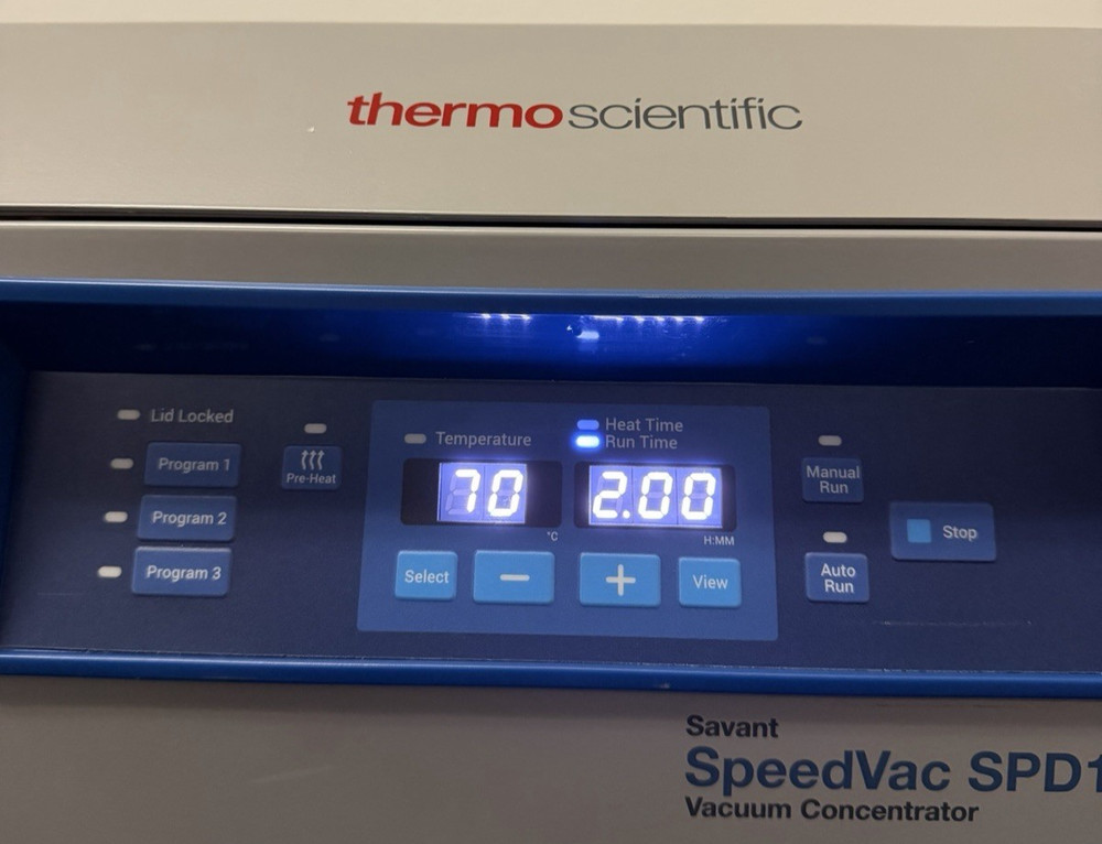 Thermo Scientific Savant SpeedVac SPD120 Vacuum Concentrator temp control