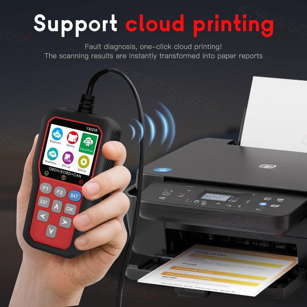 OBD2 Scanner Diagnostic Live Data Code Reader Check Engine Light for Toyota