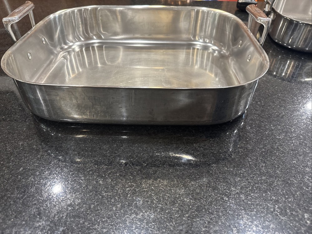 ALL-CLAD ROTI-PAN Open Rectangular ROASTING PAN 16"x13"