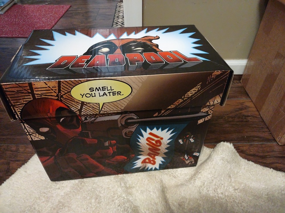 DEADPOOL COMIC SHORT BOX Storage (Smell You later)