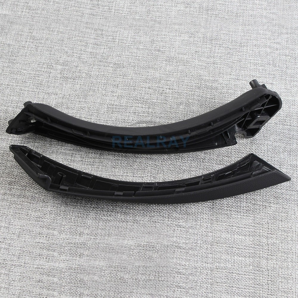 REAR Right Black INNER OUTER DOOR PANEL HANDLE PULL TRIM COVER FOR BMW E90 328i