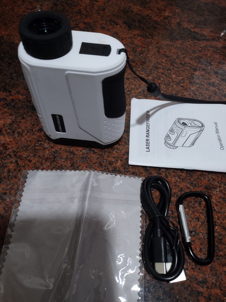 Lancergear laser rangefinder 6.5X 1000yd max range USB charging