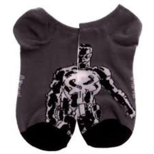 The Punisher Gray Ankle Socks