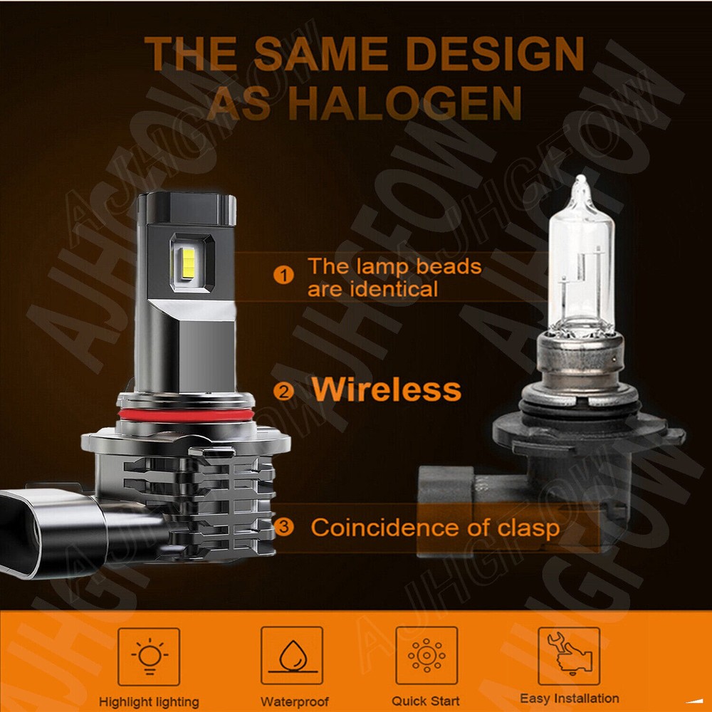 For Chevy Silverado 1500 2019-2021 WT Custom Trail Boss LED Headlight Kit Bulbs