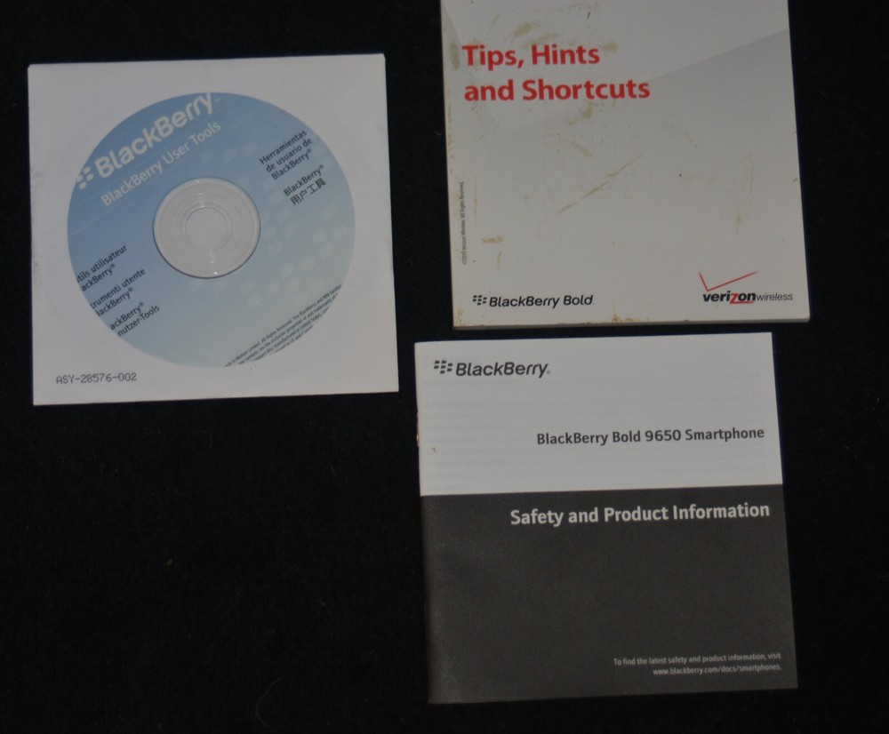 2006 BLACKBERRY User Tools CD-ROM With Manuals