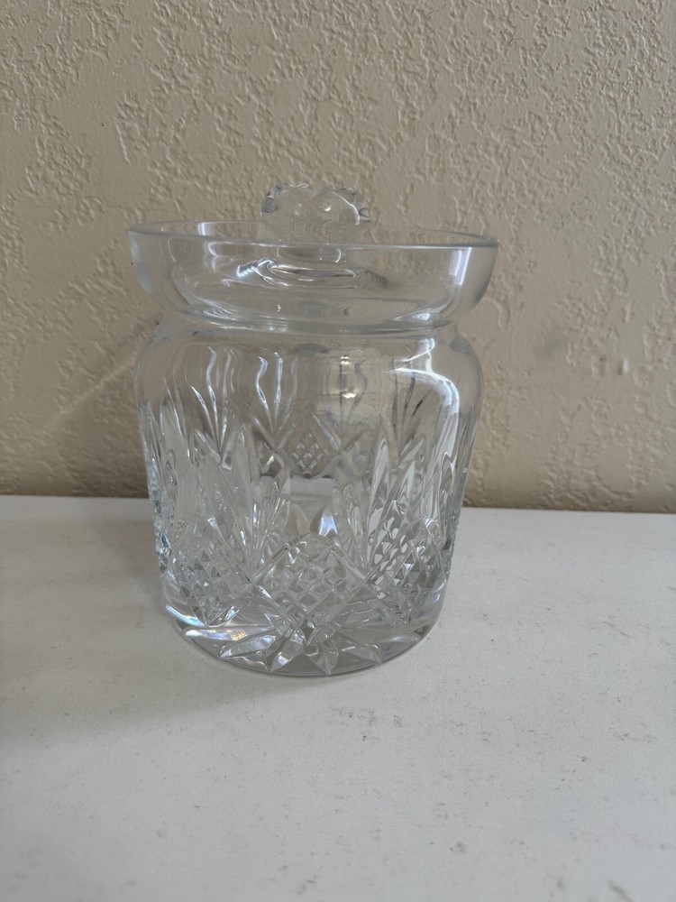Waterford Crystal Kelley Pattern Biscuit Barrel Jar