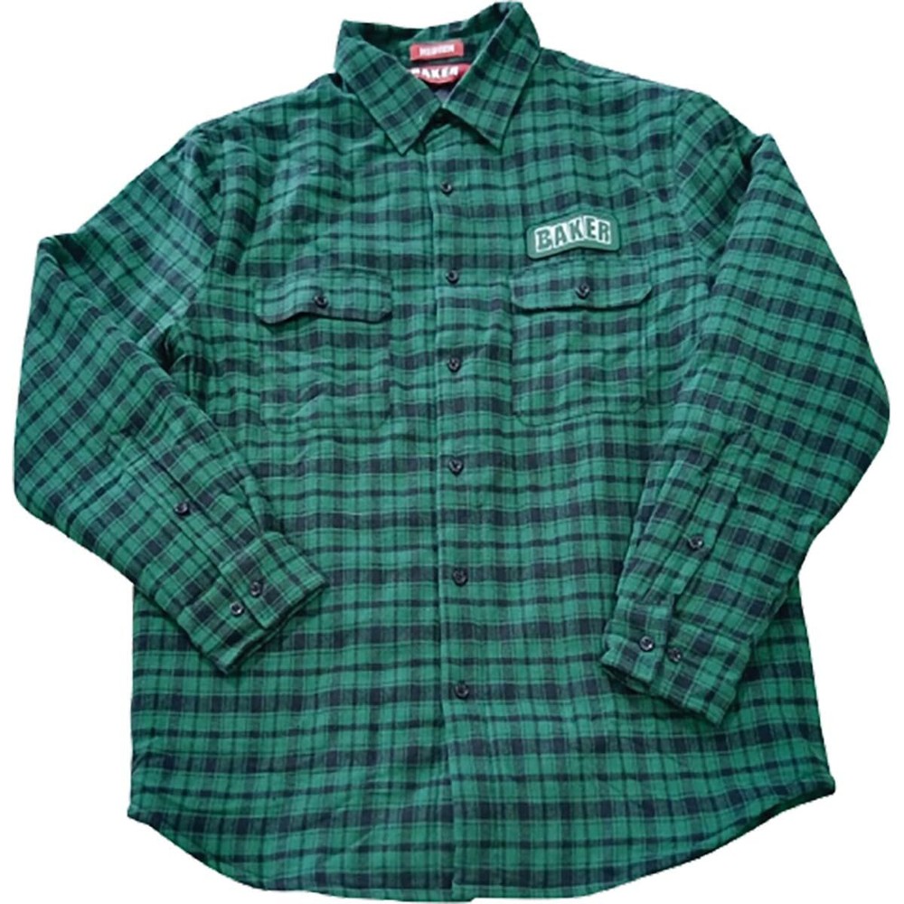 Baker Skateboards Brand Logo Flannel Jacket - Medium
