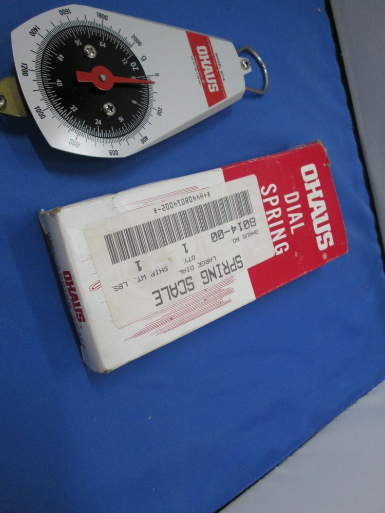 Ohaus 8014 Dial Spring Mechanical Scale, NOS