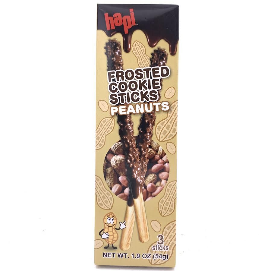 Hapi Frosted Cookie Sticks - Peanuts 54g/(3sticks)