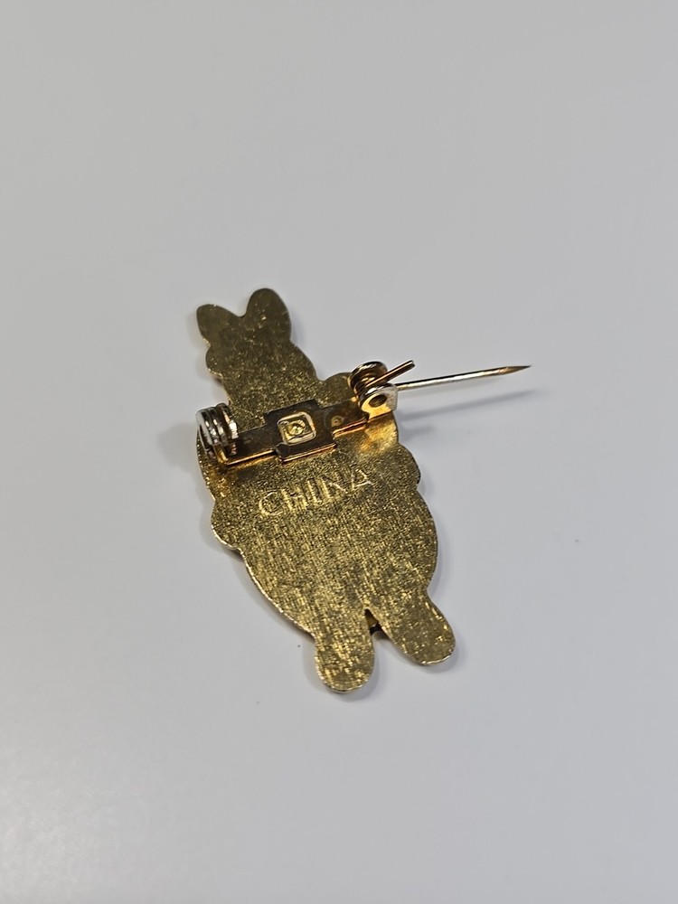 Rabbit With Overalls Lapel Pin