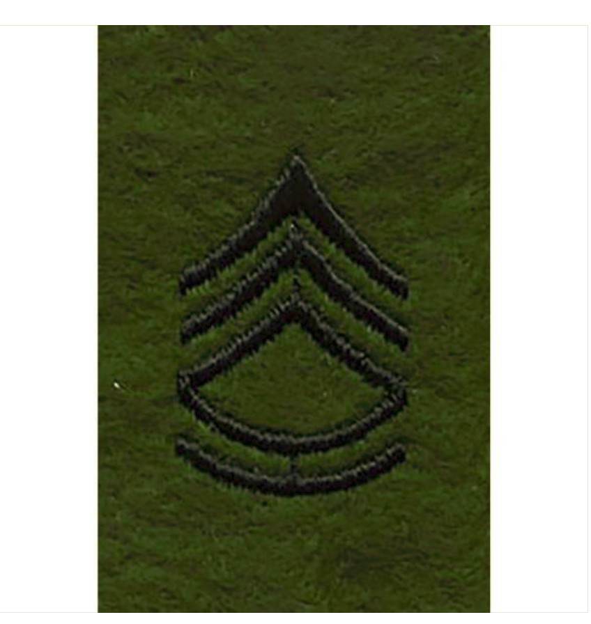 Vanguard ARMY LEADERSHIP RANK TAB: SERGEANT FIRST CLASS