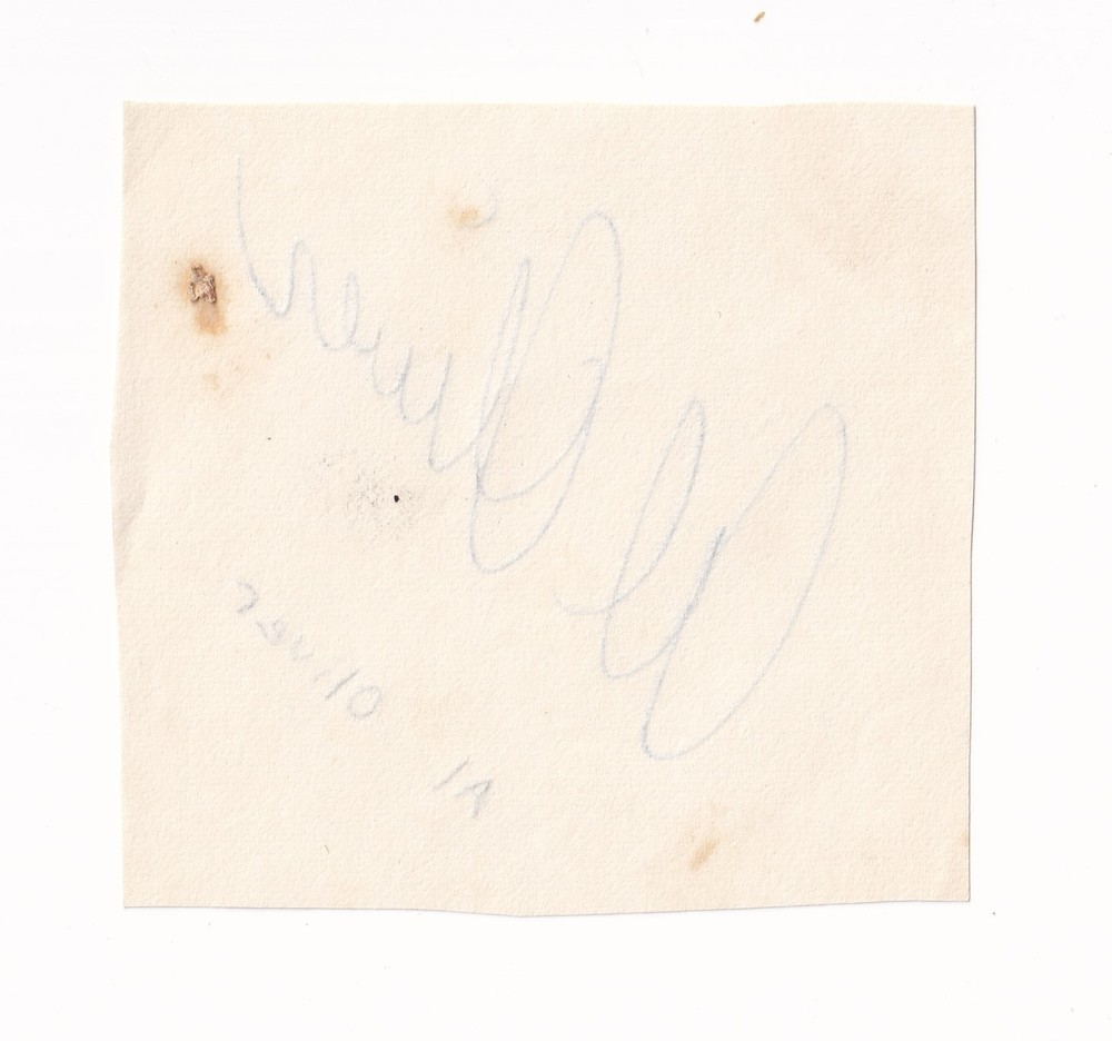 Al Oliver cut autograph