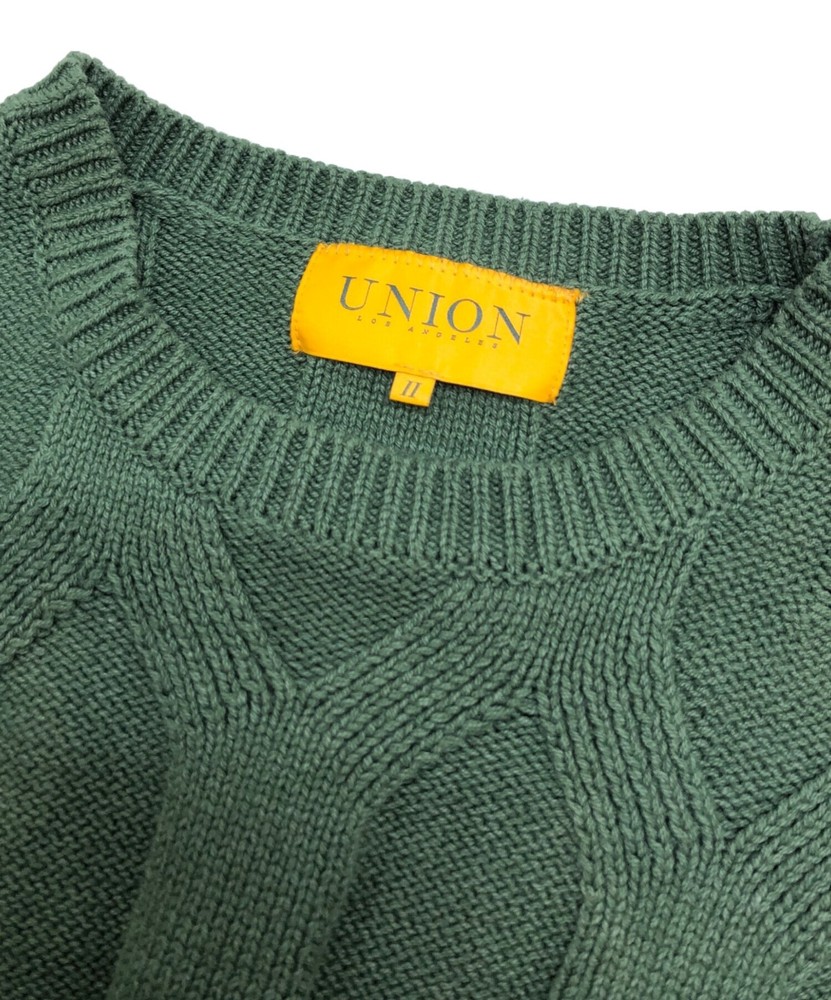 UNION Cable knit Size: 2 Men