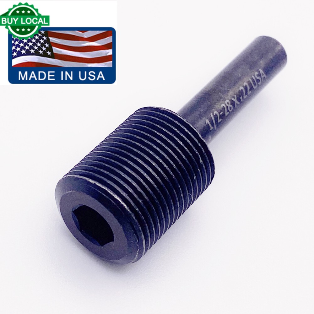 1/2-28 Thread Die Starter Hex socket 9MM .22 - .224 Thread alignment tool steel