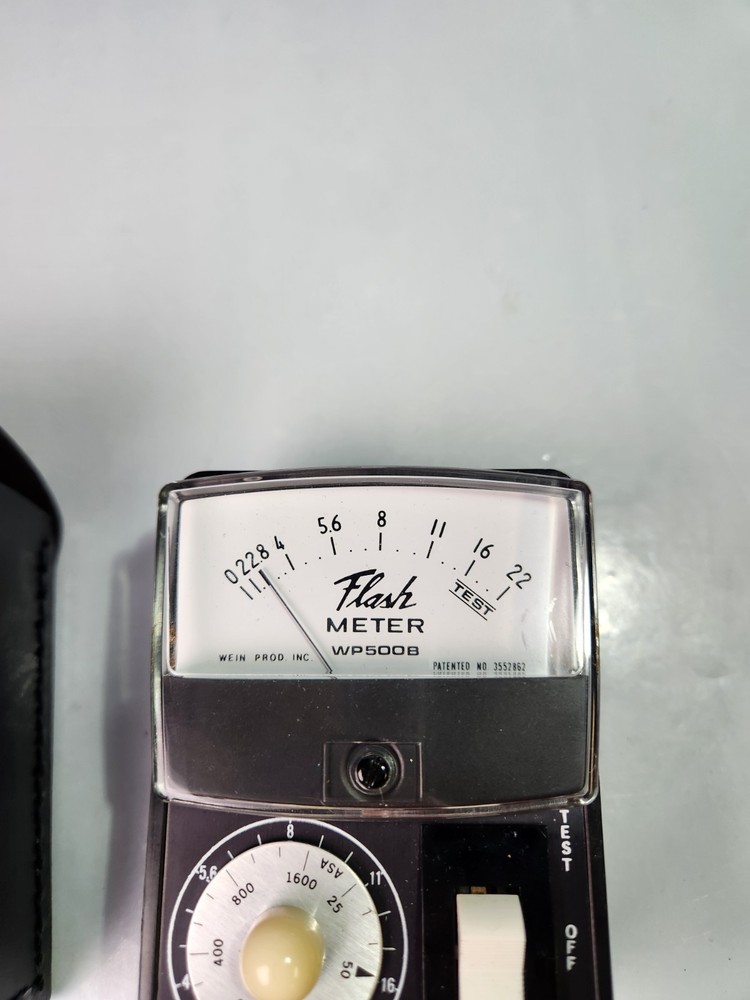 Wein Flash Meter WP500B Vintage with Original Case Working