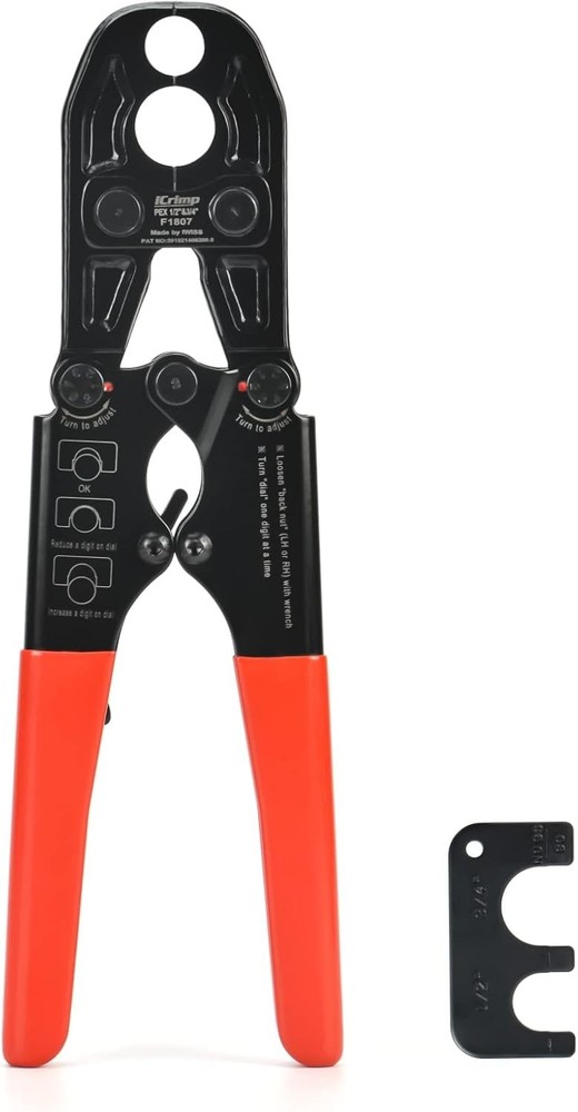 iCrimp Combo Pex Pipe Crimping Tool - ASTM 1807 Standard