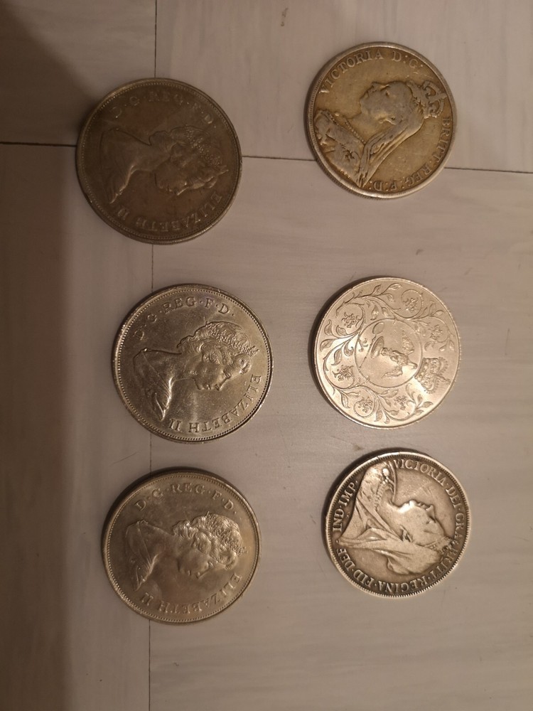 Bundle of British coins 1892 - 1981