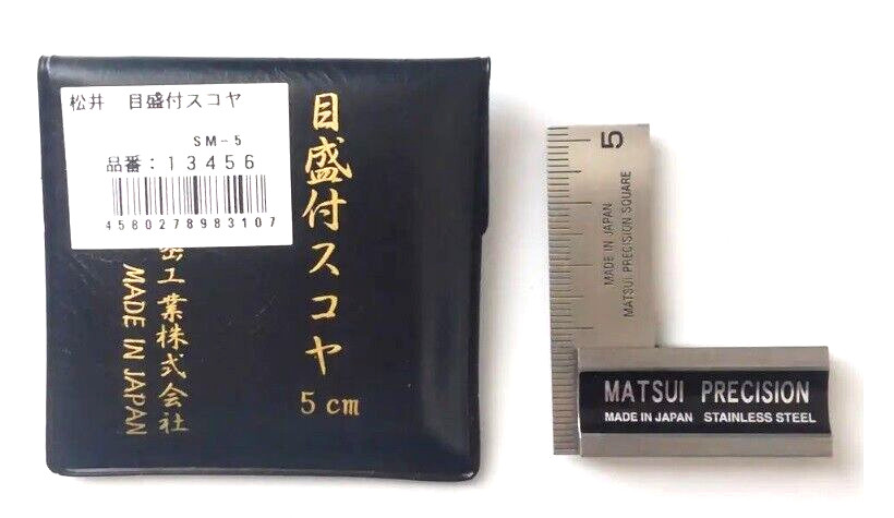 MATSUI  SQUARE WITH SCALE 5cm (50mm) SM-5